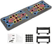 Wesoke Push Up Board Multi-function Foldable Push Up Bar Stands System Men Women, 12 In 1 Pushup Handles for Floor, Professional Chest Fitness Exercise Home Workout Strength Training Equipment