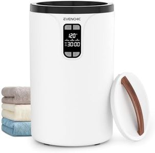 Evenchic Towel Warmer, 20L Hot Towel Warmers for Bathroom with 24H Timer, Temperature Adjustable, LED Display, Auto Shut Off, Even Heated for Oversized Towels, Bathrobes, Blankets