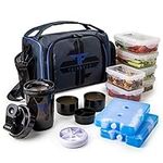 ThinkFit Insulated Lunch Box with 6