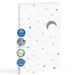 Casusv Pack and Play Mattress 38"x26" for Baby and Toddlers - Breathable Pack N Play mattresses with Comfort Memory Foam Removable Cute Star Cover 1" Thick Suitable for Travel