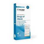 Drug Test 6-Panel Drug Test Card 1 Pack for Easy and Accurate Drug Testing at Home or Workplace - Test for COC, AMP, MET/mAMP, THC, OPI, BZO - Maintain a Drug-Free Environment with Confidence | 2San