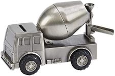 Creative Gifts International Cement Mixer Bank, Silver