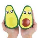 Anboor 2Pcs 4.8 Inches Squishies Avocado Slow Rising Squeeze Toys Kawaii Scented Squishies Fruit Toys Stress Relief for Kids,Party Favors,Birthday Presents