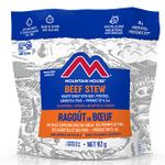 Mountain House Beef Stew Pouch| Freeze Dried Backpacking & Camping Food | Survival & Emergency Food | Gluten-Free | Entree Meal | Easy To Prepare | Delicious And Nutritious | 6 Pouch