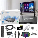 Upgrade A-PPStore, Latest Version Super Remote for Box S 6 Pro, with Voice Command and 8 Presents