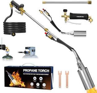 Upgrade Propane Torch Weed Burner Kit, High Output with Long/Short Mode,Self Igniter and Turbo Trigger,Heavy Duty Flamethrower with 11.5FT Hose for Weeding,Roofing,Melting Snow,Road Paint Removing,BBQ