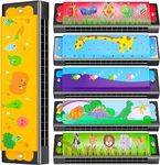 Harmonica for Kids, 6 Styles Lightweight Cartoon Fun Harmonica with Double Row of 16 Holes, Educational Harmonica for Toddler, Kids, Adults Beginners' Musical Instrument Toy Present