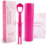 B-Arm Applicator for Menstrual Cup And Tampon- Make Insertion & Removal Easy | Menstruation Cup And Tampon Inserter Compatible with Most Period Cups And Tampons | Reusable Period Cup Applicator And Easy To Use