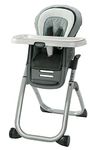 Graco DuoDiner DLX 6 in 1 High Chair, Converts to Dining Booster Seat, Youth Stool & More, Mathis, Grey