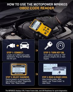 MOTOPOWER OBD2 Scanner – Universal Car Diagnostic Tool