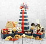 Great British Tower - Gourmet British Food Hamper - Mothers Day Hamper Gift Set for Women - for Birthdays, Anniversaries, Gift Hamper for Men & Women