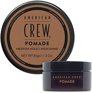 American Crew Men's Hair Pomade, Like Hair Gel with Medium Hold & High Shine, 3 Oz (Pack of 1)