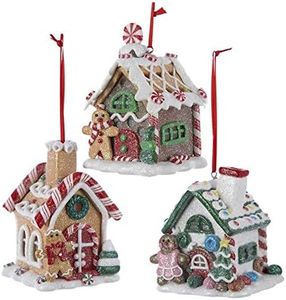3.5 CLAYDOUGH GINGERBREAD LED HOUSE ORNAMENT