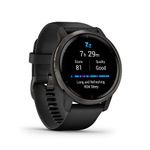 Garmin Venu 2, AMOLED GPS Smartwatch with All-day Advanced Health and Fitness Features, Music Storage, Wellness Smartwatch with up to 11 days battery life, Black