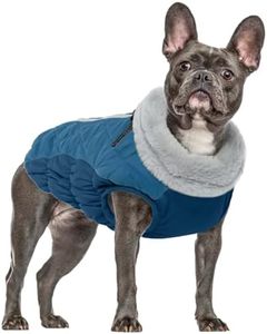 Small Dog Coats Waterproof and Warm, Dog Coat Dog Puffer Jacket Waterproof Dog Warm Jacket for Fall Winter Small Dog Reflective Coat Dog Padded Jacket Fashion Sports Small Dog Jumper(Dark Green, XS)