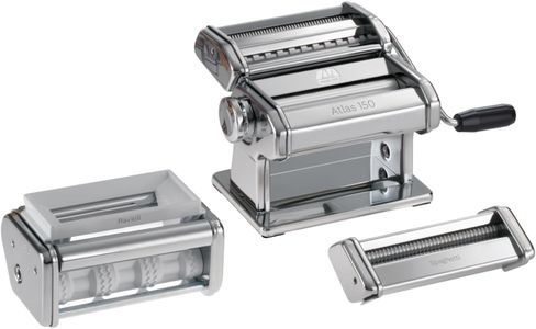 Marcato Pastaset Manual Pasta Machine – Stainless Steel Pasta Maker