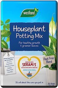 20L Peat Free Houseplant Potting Mix Compost Promotes Rooting For Fast Establishment, Blended To Support Plant Health