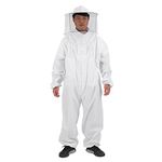 Bee Jacket,Professional Soft Beekeeping Protective Clothing Beekeeping Veil Protective Equipment Full Body Beekeeper Suit with Beekeeper Hat for Male and Female(XL)