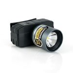 IBELL HL8185S Headlamp Torch with Headband, Rechargeable, Zoomable LED with 3 Light Modes, Type C Charging, Battery Power Indication, for Cycling, Trekking, Camping (Black)