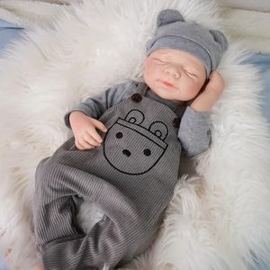 Lifelike Reborn Baby Dolls Boy - 18-Inch Baby Soft Body Realistic-Newborn Baby Doll Full Silicone Baby Dolls with Toy & Gift Box for Kids