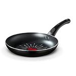 Tower T700300 SmartStart Classic 24cm Aluminium Frying Pan with Easy Clean Aeroglide Non-Stick, Oven Safe, Long Lasting, PFOA Free, Black