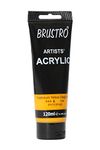 BRUSTRO Artists Acrylic Paint 120ml Cad Yellow Deep Hue