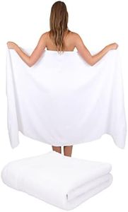 Betz Asciugamano da bagno XXL PALERMO - 2 asciugamani da bagno in cotone al 100% - asciugamano da sauna per uomo e donna - 100 x 200 cm - (bianco)