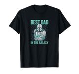 Mens Star Wars: The Mandalorian Father's Day Best Dad In Galaxy T-Shirt