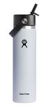 Hydroflask W24BFS110 24 Oz Wide Flex Straw Cap White