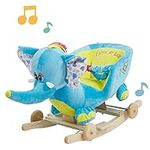 LUCKYERMORE Rocking Horse Elephant 