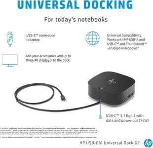 HP USB-C Docking Station 120W – G5 Power Adapter