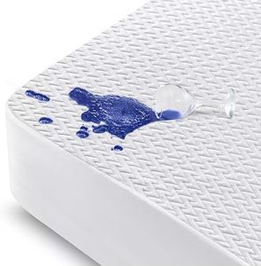 Utopia Bedding Waterproof Mattress Protector King Size, Viscose Made from Bamboo Mattress Cover, Fits 17 Inches Deep, Breathable, Fitted Style with Stretchable Pockets