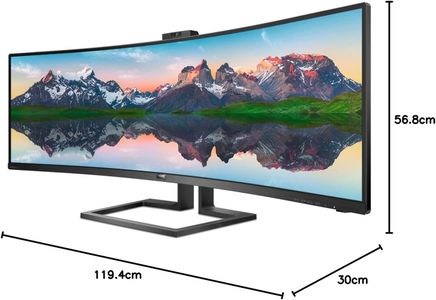 Philips 49" Curved QHD Monitor – UltraWide Display