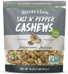 Nature's Eats Salt & Pepper Cashews 16oz