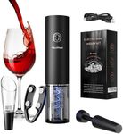 MarchPower Electric Wine Bottle Opener Set, Mini Size Automatic Wine Corkscrew with Vacuum Stopper Foil Cutter and Wine Aerator,Portable Type-C Rechargeable Wine Opener for Gift Home Kitchen Wine Bar