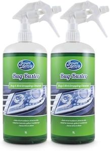 Greased Lightning Bug Buster Twin Pack - Bug and Tree Sap Remover - Removes Bird Droppings, Tar, Bugs, and Tree Sap - Safe for Windscreens, Mirrors, Bonnets, and More - 2 x 1 Litre