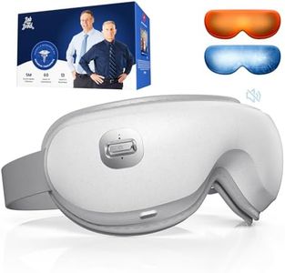 BOB AND BRAD Zero Pro Ultra-Quiet Eye Massager with Heat and Cooling, Lightweight Eye Massager with Scroll Button for Migraine Dry Eyes Relief, Relax, FSA Eligible/HSA Eligible Gifts for Women Men