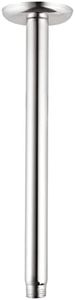 Ruhe® 12 Inches Premium Grade Stainless Steel Ceiling Round Shower Arm (Chrome Finish)