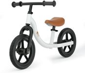 FAYDUDU Toddler Balance Bike 2 Year Old for Kids 12 Inch No Pedal Bicycle for Girls Boys Ages 18 Months to 5 Years Old Toddler Training Push Bike Adjustable Seat (White)