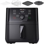 Instant Vortex 5.7QT Air Fryer With Accessories, Custom Smart Cooking Programs, 4-in-1 Functions that Crisps, Roasts, Bakes and Reheats, 100+ In-App Recipes, from the Makers of Instant Pot, Black