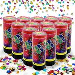 12 PCS Confetti Poppers Cannons for Wedding Birthday Graduation Baby Shower Anniversary Party Supplies Decorations and Favors