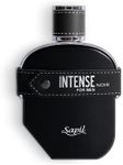 Sapil Intense Noir Eau de Parfum for Men – Aromatic Ambery Fragrance with Lemon, Birch & Bergamot – Bold Scent with Patchouli, Black Pepper & Leather – Long-Lasting Perfume with Musk & Amber – 100ml