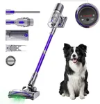 MBYULO Cordless Vacuum Cleaner 50Kpa,550W Vacuum Cleaners for Home,Rechargeable Stick Vacuum Max 60Min. OLED Color Screen Anti-Tangled Vacuum Cleaner 1.6L for Hardwood Floor,Carpets,Pet Hair EHBL01