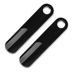 Mr. Carve Premium ABS Plastic Shoe Horn Black (Pack of 2)