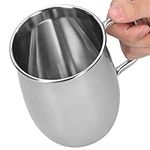 34 oz Stainless Steel Beer Mug, Large Capacity with Thik Handle Coffee Mug Drinking Mug for Hot or Cold Drinks