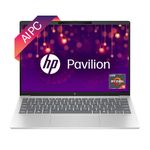 HP Pavilion Aero, Lightest AI PC, AMD Ryzen 5 8640U, 13.3-inch, WUXGA, 400 nits, 16GB LPDDR5x, 512GB SSD, AMD Radeon Graphics, 5MP Camera, Poly Studio, MSO 2021 (Win 11, Silver, 1 kg), bg0016AU