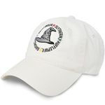 Concept One Warner Bros Harry Potter Dad Hat, Adjustable Baseball Cap, Silver/White, One Size