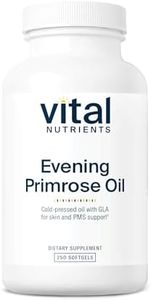 Vital Nutrients Evening Primrose Oil 1000mg | Primrose Supplement for Women | GLA Omega-6 Fatty Acid for Skin and PMS Support* | Gluten, Dairy, Soy Free | Non-GMO | 250 Softgels