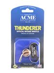 ACME Thunderer Nickel Plated Whistle, 5.0 inches, B Flat, Modern, Finger Grip, Waterproof Speed Pea