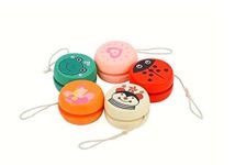 GrabSmart Speed Wooden YoYo Spinner Toy for Kids Multicolor (Multicolor Pack of 2)